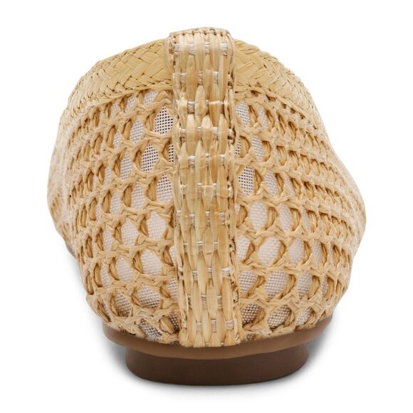 Anne Klein Luci-M Women's Flat Shoes Natural Raffia : 7 M, Mesh/Rubber - Picture 3 of 4